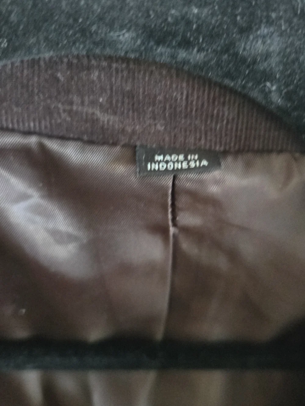 Alfani Men’s XXL Brown Velvet Sport Coat Blazer Jacket Button Up
